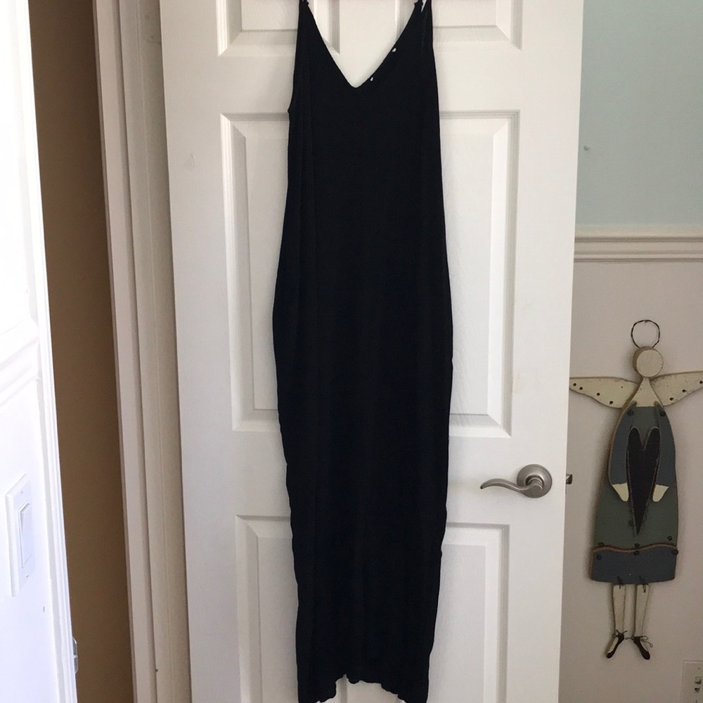 Black maxi dress